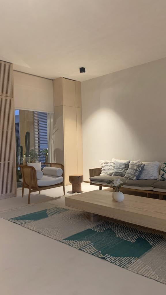 Hacienda Teal Handwoven Rug