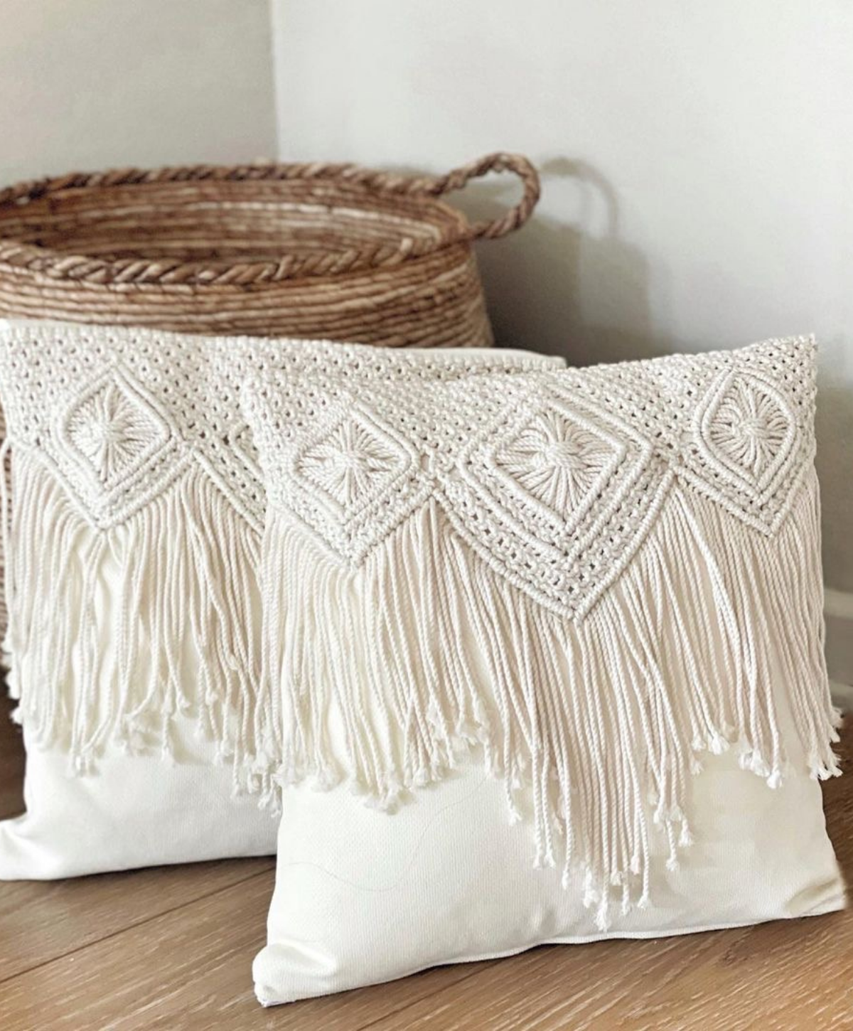 Decorative Pillow Macrame Outdoor Pillow Macrame Throw Pillow