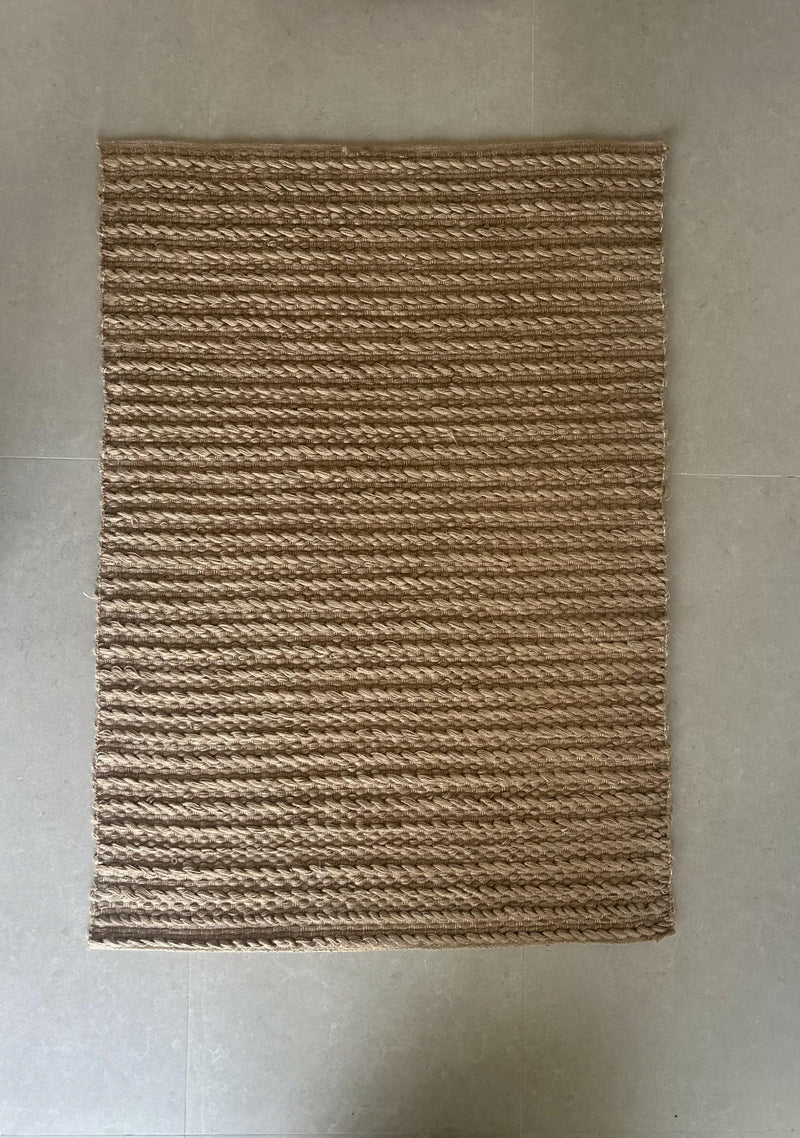 Sandstone Jute & Wool Kilim Rug
