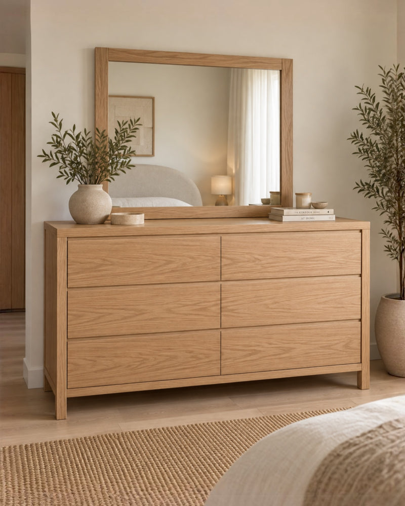 Arden Chest Drawers with Mirror