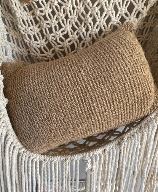 Sahara Handwoven Jute Pillow