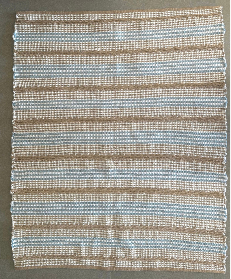 Sabina Handwoven Jute & Cotton Rug - Ready to Ship
