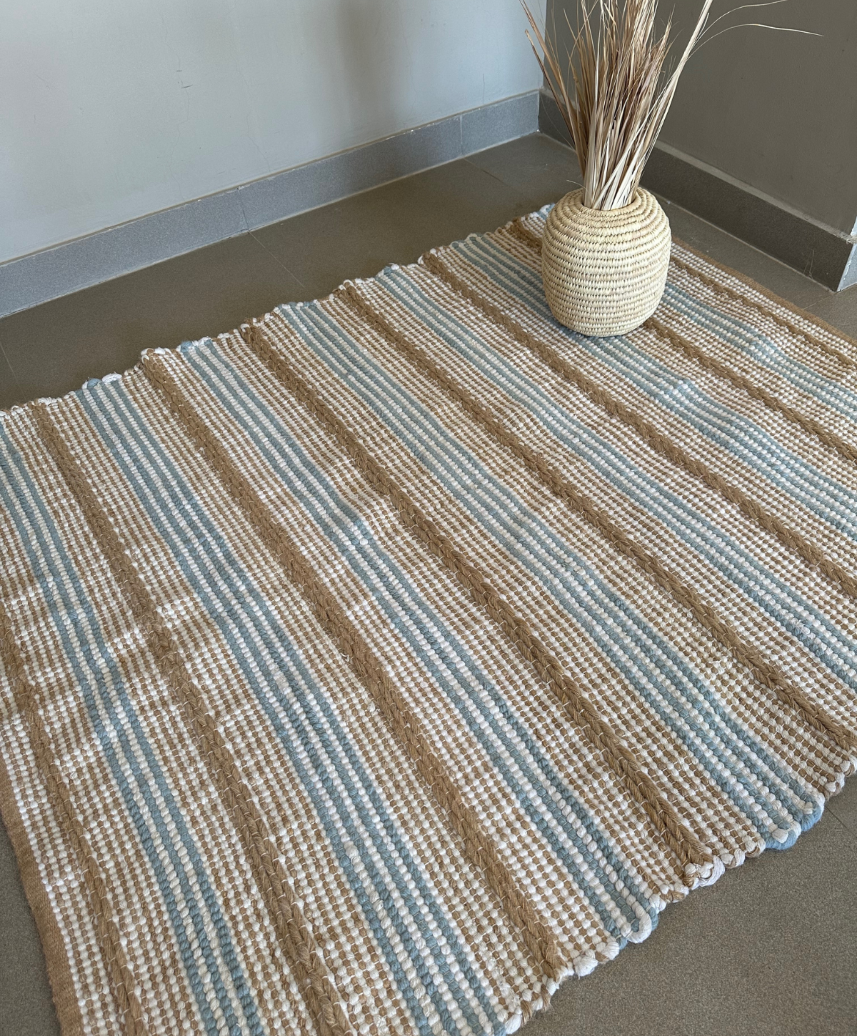 Sabina Handwoven Jute & Cotton Rug