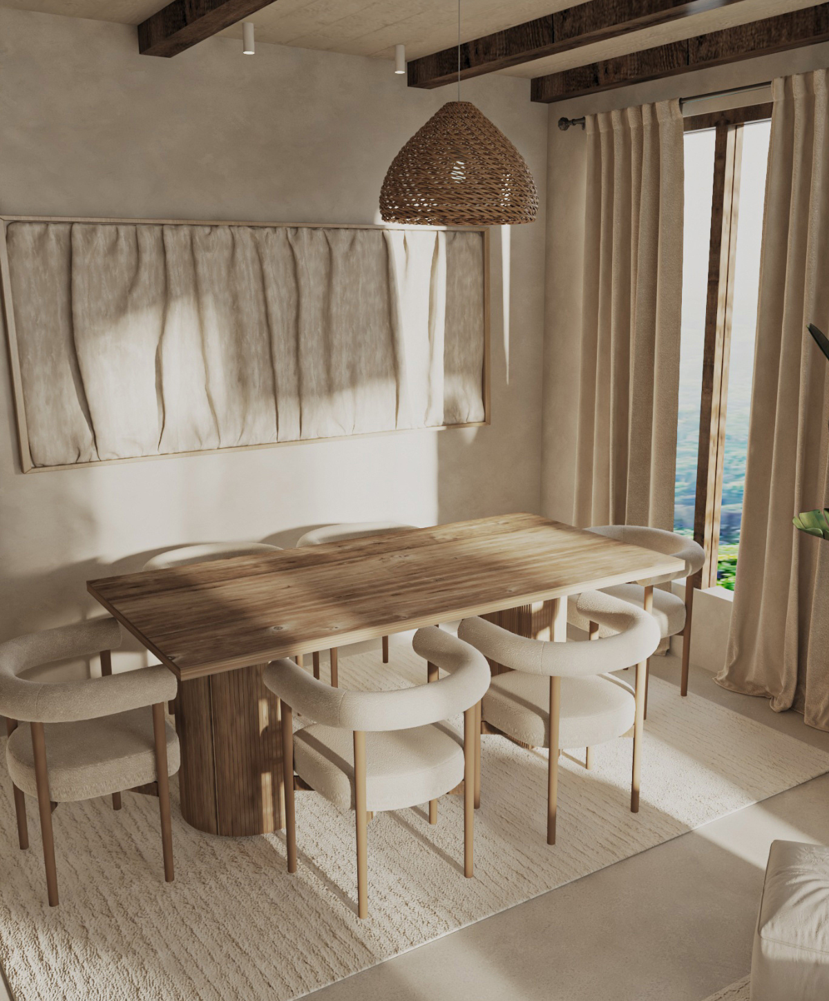 Nolita Dining Table and 6 Chairs