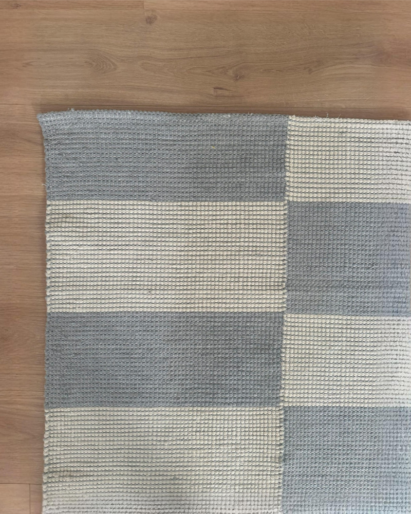 Nomad Kilim Rug (Soft Blue)