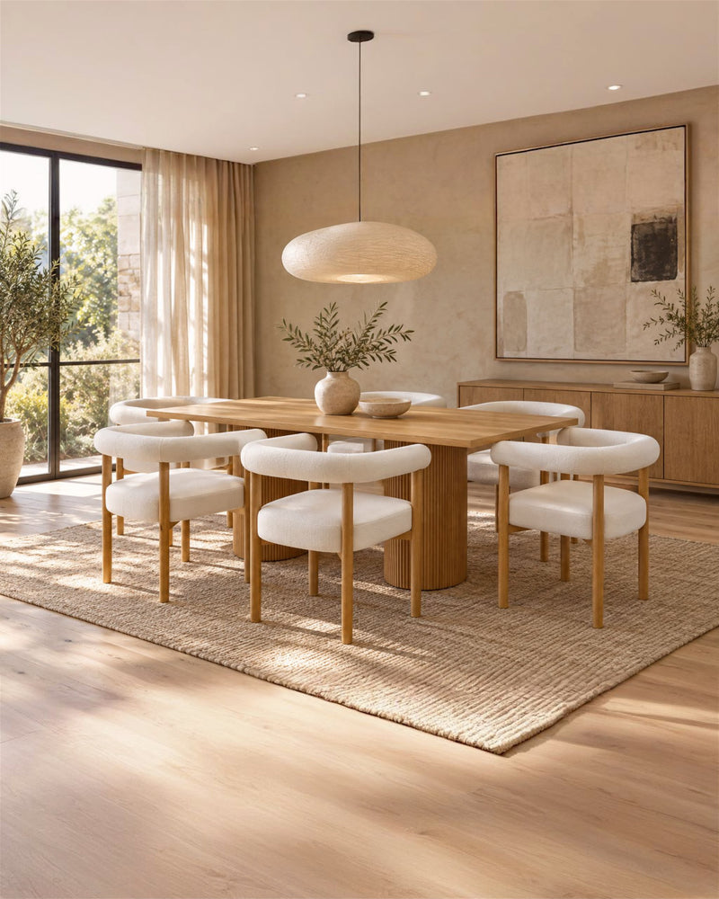 Nolita Dining Table and 6 Chairs - Ready to Ship