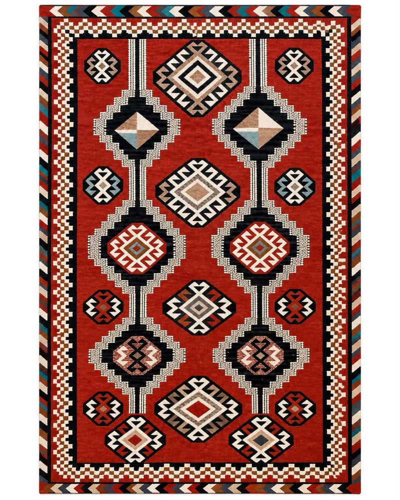 Arabesque Handwoven Rug - Ready To Ship