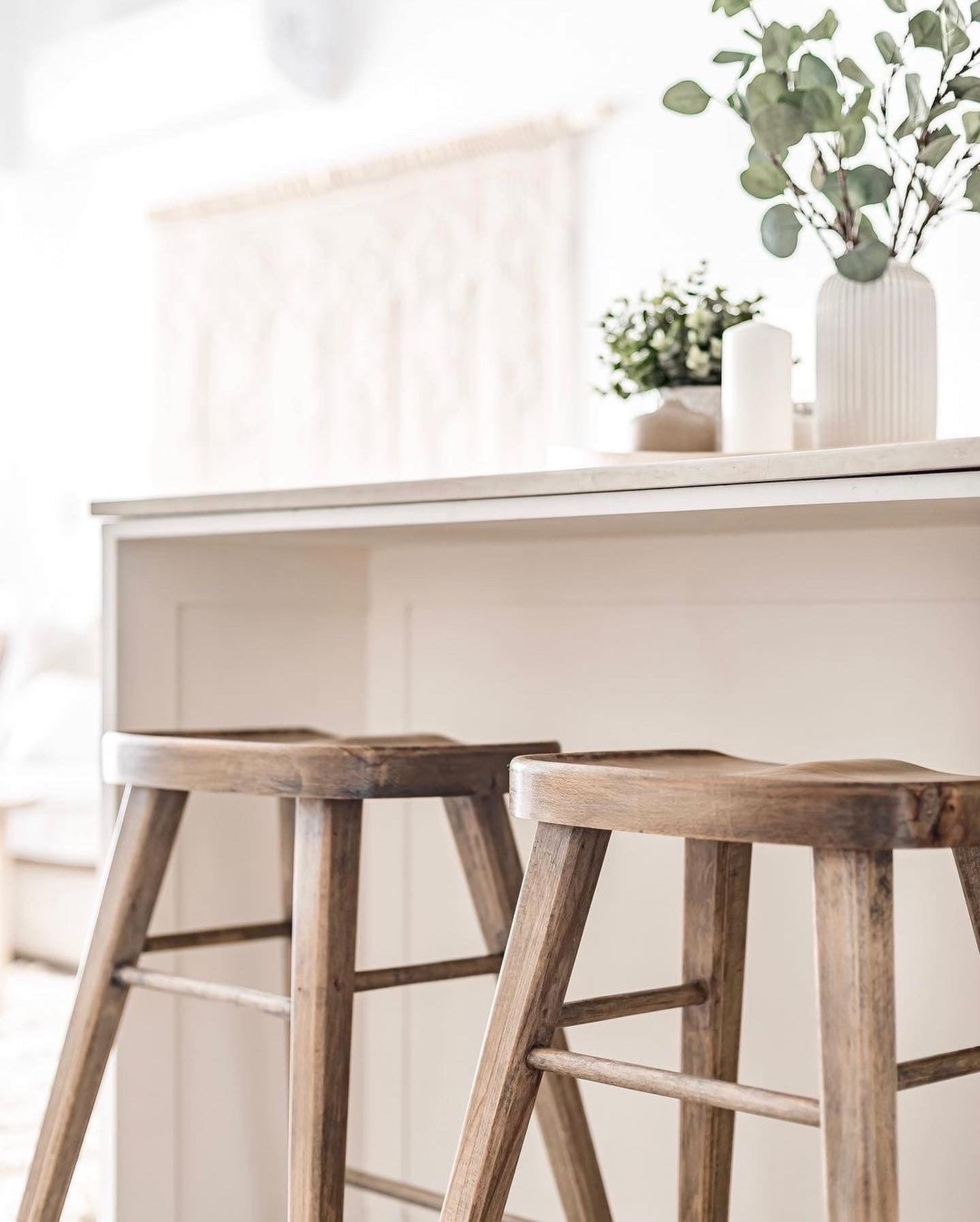 Troy Wooden Island Stool