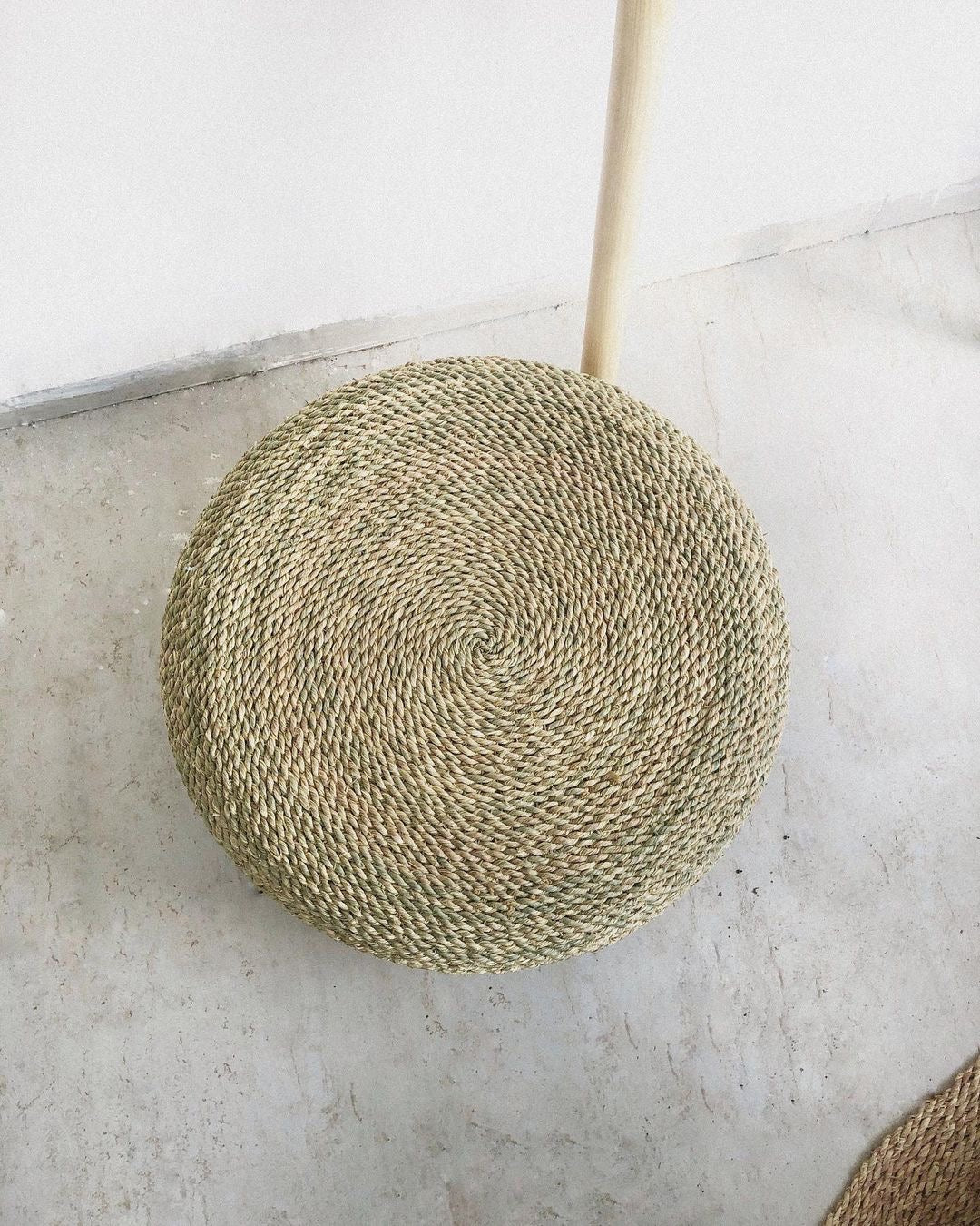 Bianki Rattan Pouf