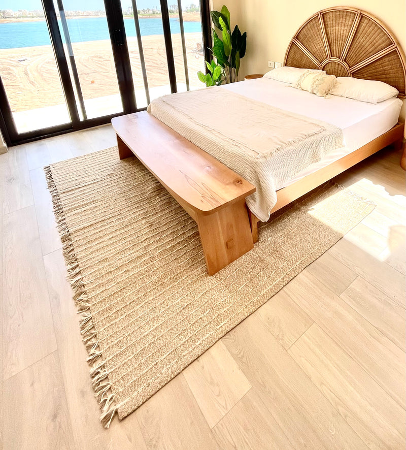 Leon Jute & Cotton Handwoven Rug