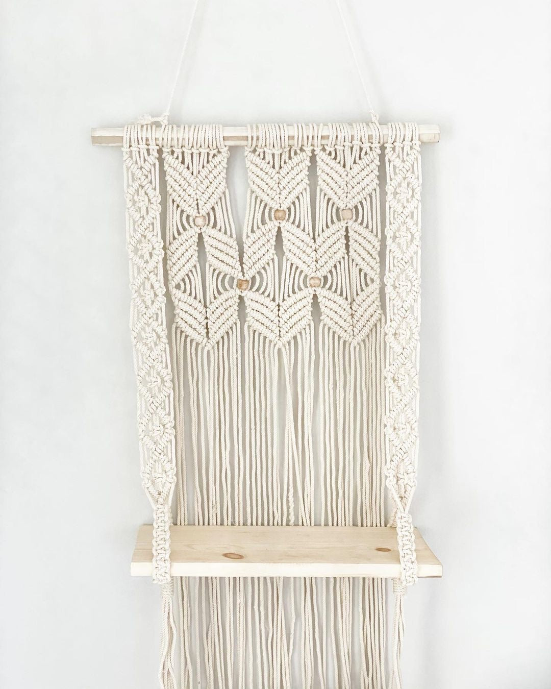 Escala Macrame Hanging Shelf