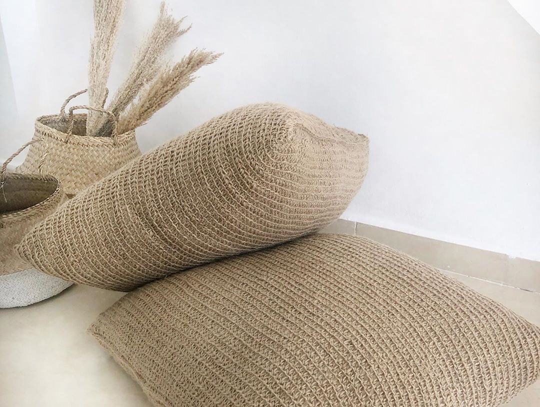 Savanna Jute Floor Pillow