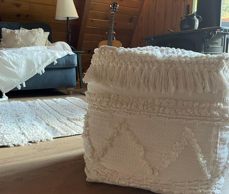 Kado Handwoven Pouf