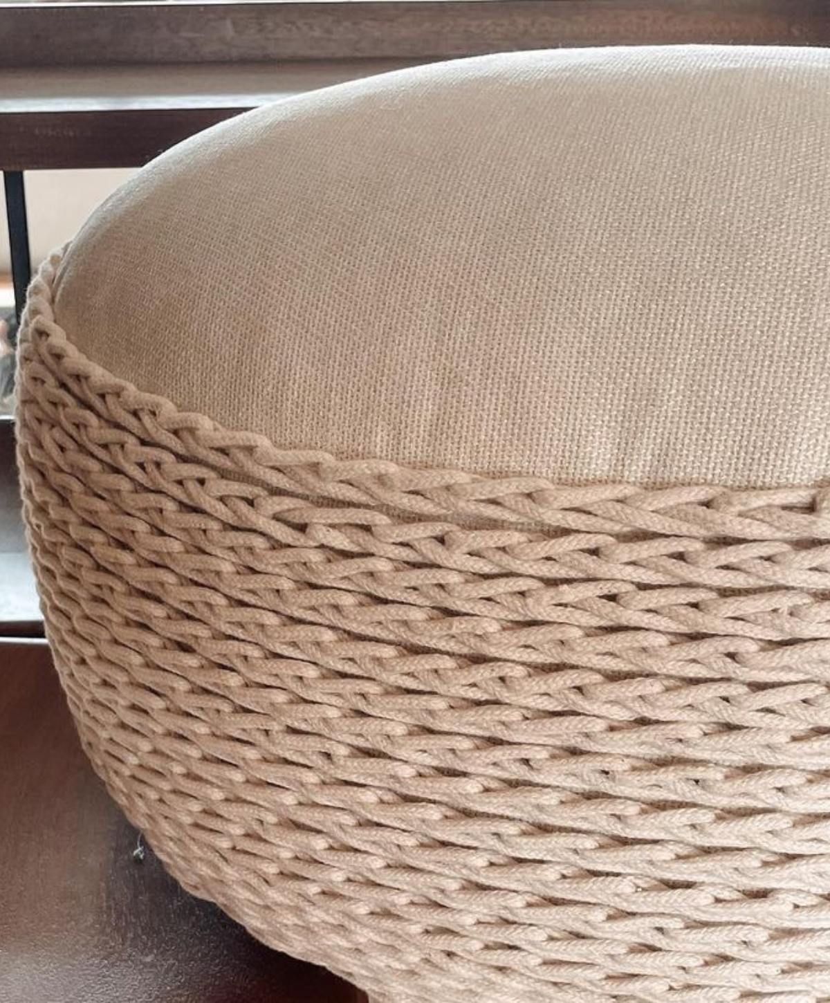 Trenza Oval Pouf