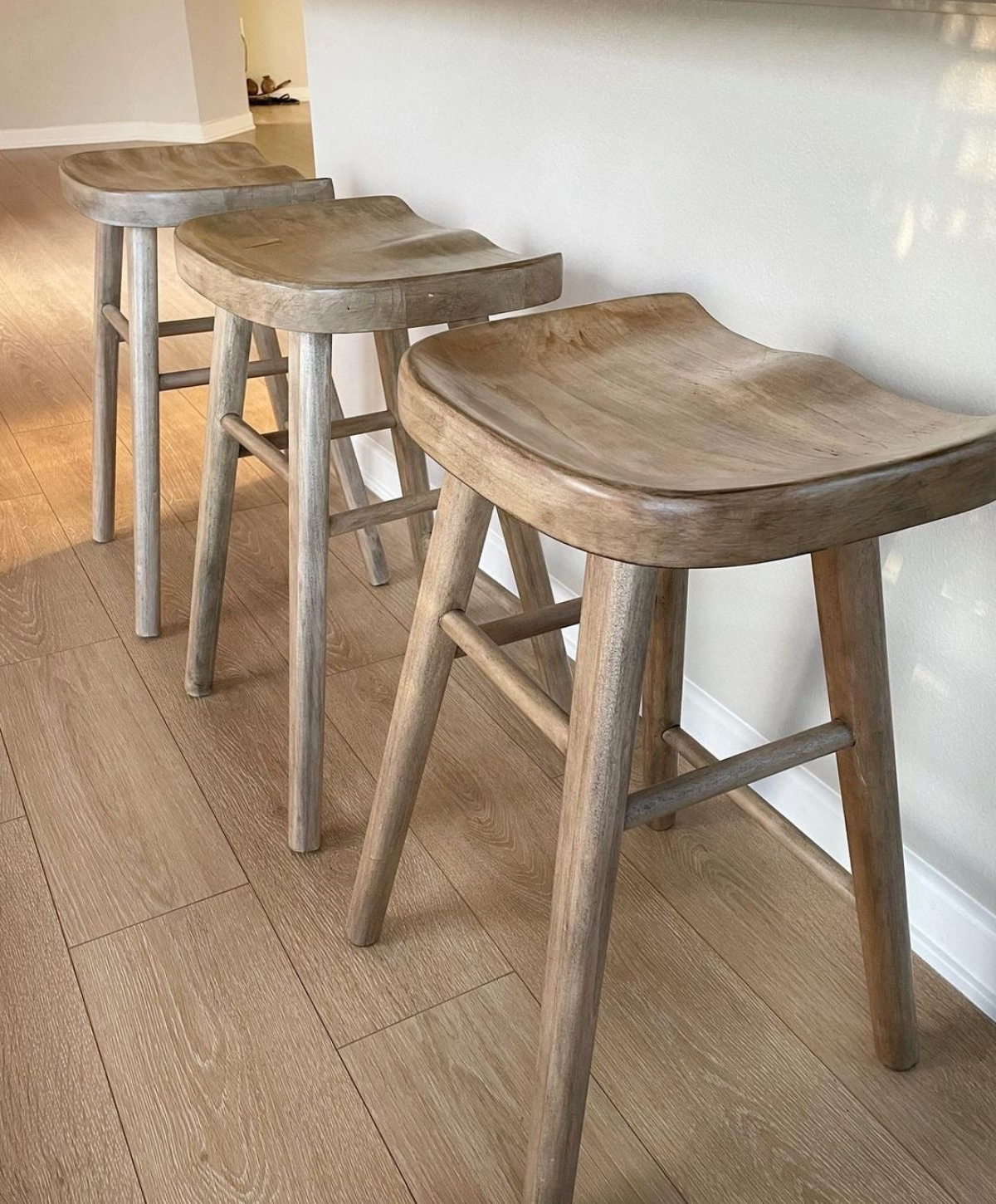 Troy Wooden Island Stool