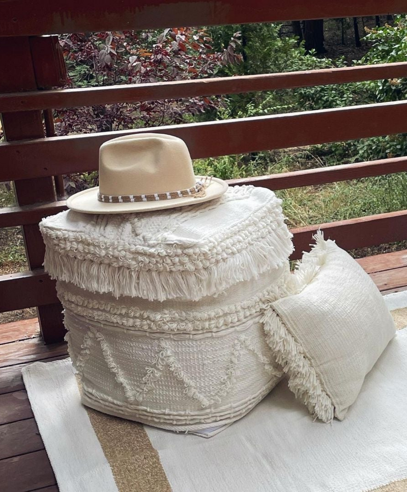 Kado Handwoven Pouf