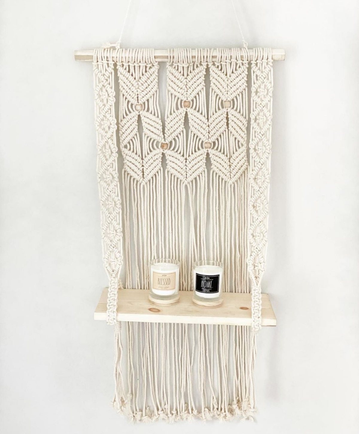 Escala Macrame Hanging Shelf