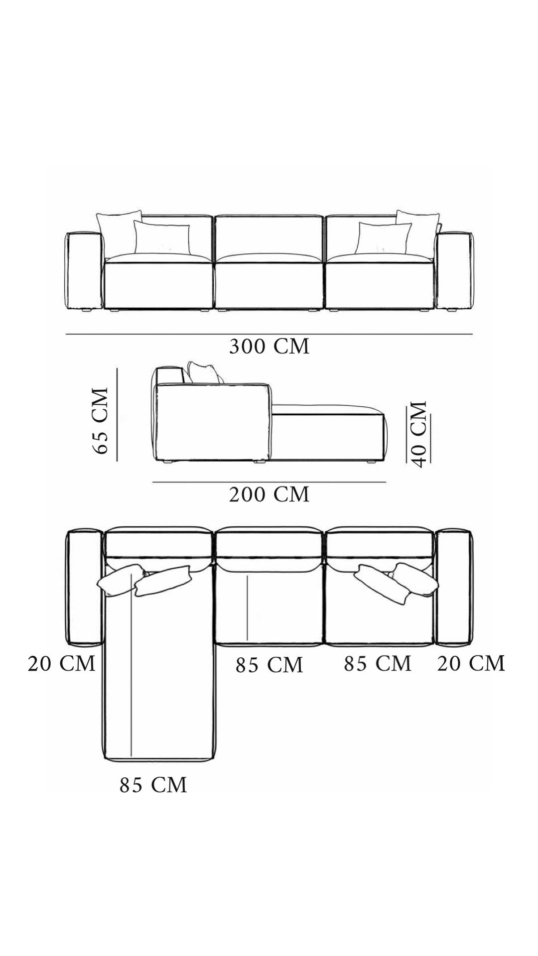 Delmar Sofa - L Shape